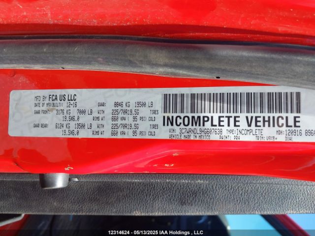 3C7WRNDL9HG607638 RAM 5500
