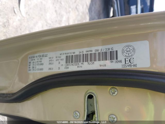 1C6RR7GT0KS729376 RAM 2019
