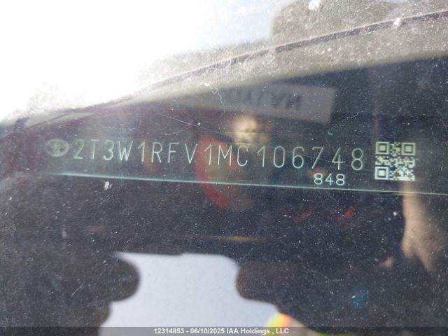 2T3W1RFV1MC106748 Toyota Rav4 Xle/xle Premium