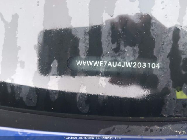 WVWWF7AU4JW203104 Volkswagen 2018