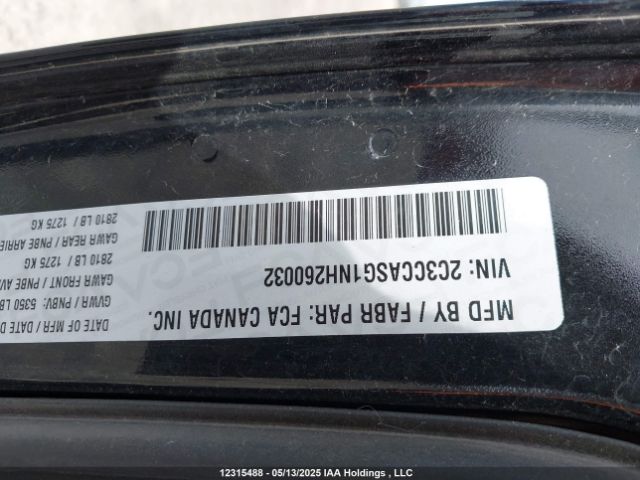 2C3CCASG1NH260032 Chrysler 2022