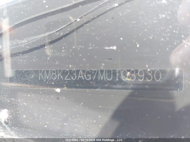 KM8K23AG7MU103930 Hyundai Kona