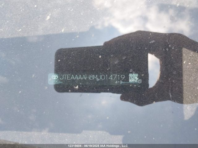 JTEAAAAH8MJ014719 Toyota a25a-fxs, 3nm+4nm