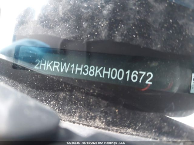 2HKRW1H38KH001672 Honda CR-V