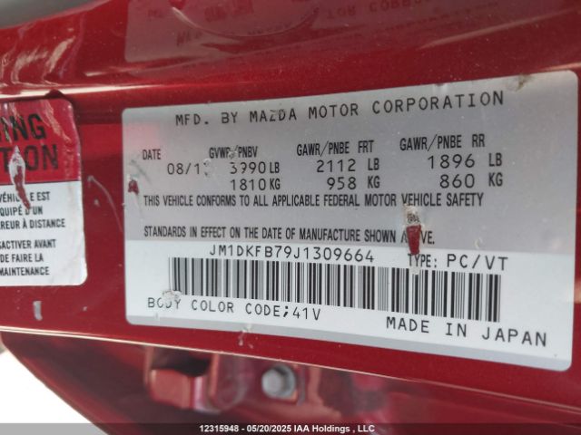 JM1DKFB79J1309664 Mazda Cx-3 Sport