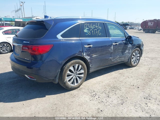 12316066 :رقم المزاد ، 5FRYD4H46GB507176 vin ، 2016 Acura Mdx مزاد بيع