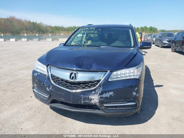 12316066 :رقم المزاد ، 5FRYD4H46GB507176 vin ، 2016 Acura Mdx مزاد بيع
