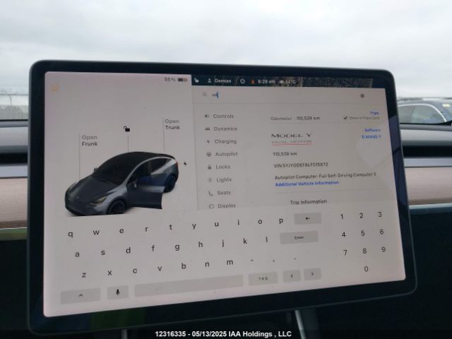 5YJYGDEF8LF015872 Tesla 2020