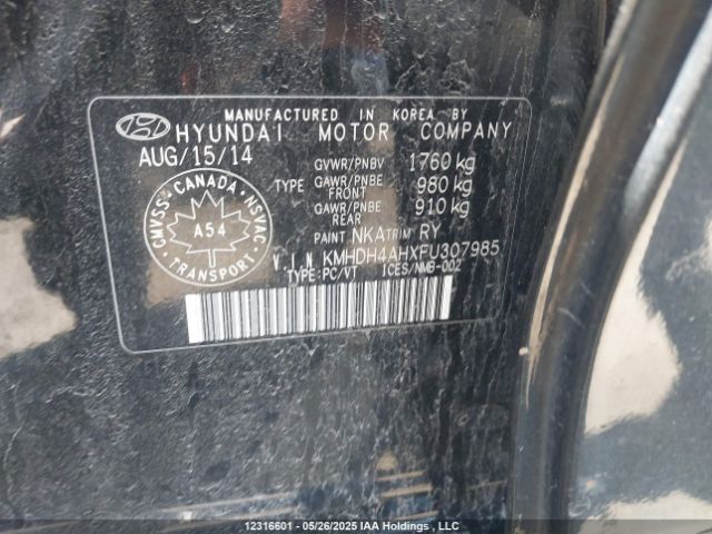 KMHDH4AHXFU307985 Hyundai Elantra Se/sport/limited