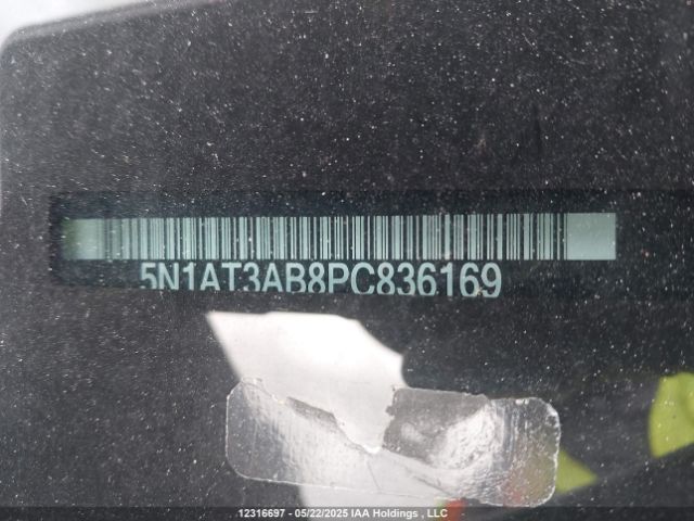 5N1AT3AB8PC836169 Nissan ROGUE S