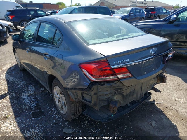 Продаж на аукціоні авто 2013 Honda Civic Lx, vin: 2HGFB2F45DH025540, номер лоту: 12316704