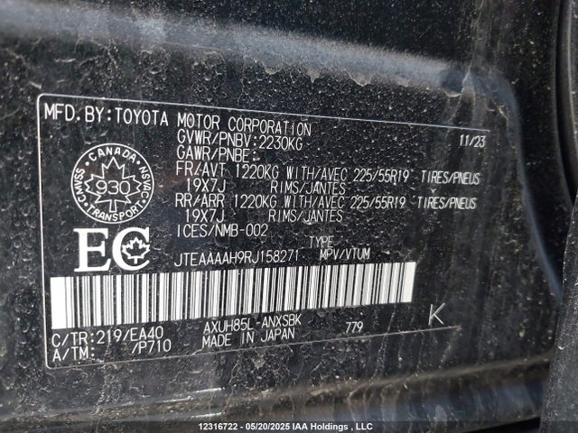 Toyota a25a-fxs 2024 JTEAAAAH9RJ158271 Image 9