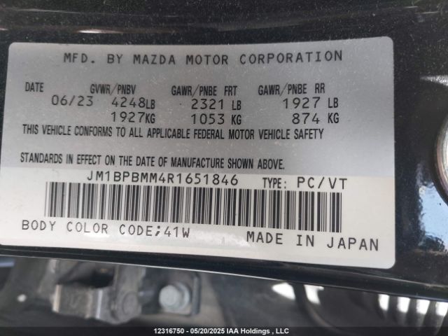 JM1BPBMM4R1651846 Mazda MAZDA3