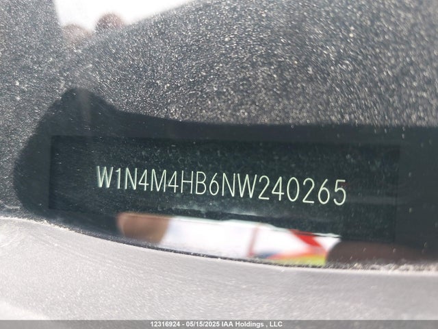 W1N4M4HB6NW240265 Mercedes-Benz m260