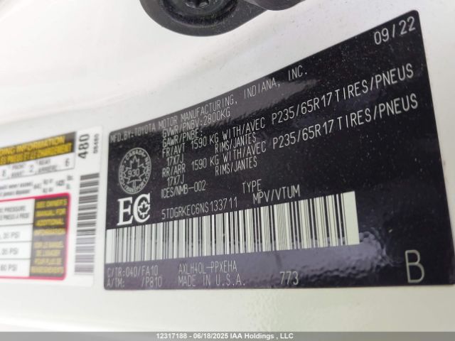 5TDGRKEC6NS133711 Toyota a25a-fxs, 5nm