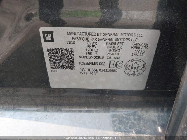 1G1JD6SBXJ4110650 Chevrolet luv - mfi, variable valve timing, alum, e85 max