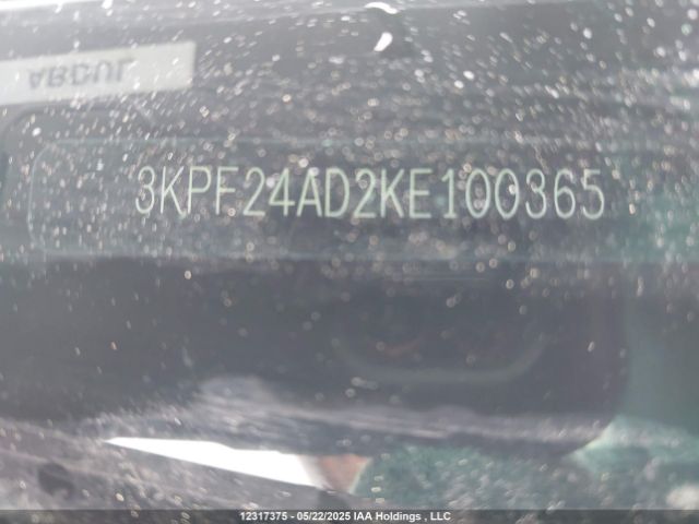 3KPF24AD2KE100365 KIA mpi nu