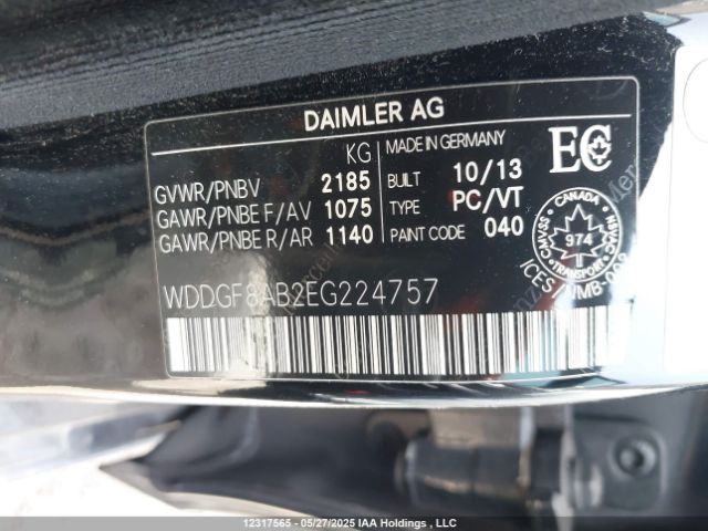 WDDGF8AB2EG224757 Mercedes-Benz C 300 4matic