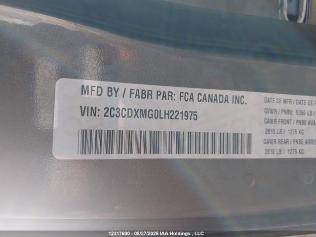 2C3CDXMG0LH221975 Dodge Charger