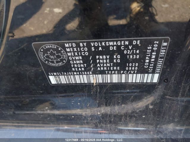 3VW3L7AJ0EM413848 Volkswagen Jetta 2.0 Tdi Highline/2.0 Tdi Trendline+