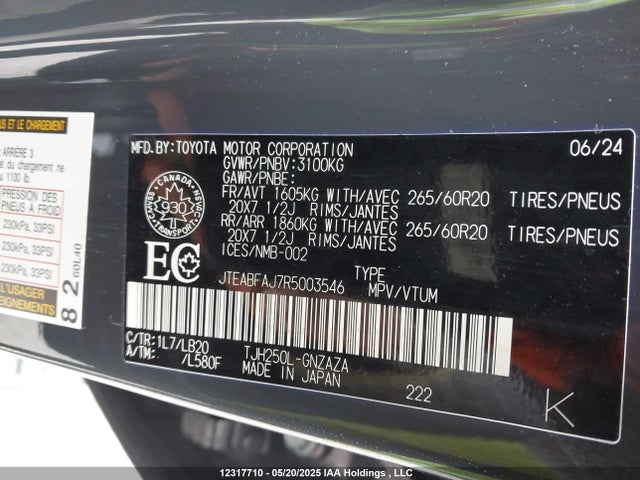 Toyota t24a-fts 2024 JTEABFAJ7R5003546 Image 19