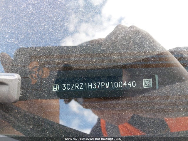 3CZRZ1H37PM100440 Honda k20z5