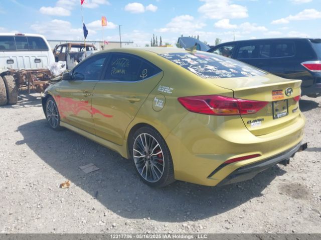 KMHD04LB0JU666299 Hyundai Elantra Sport