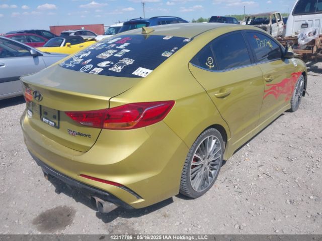 KMHD04LB0JU666299 Hyundai Elantra Sport