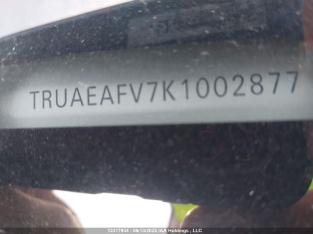 TRUAEAFV7K1002877 Audi TT