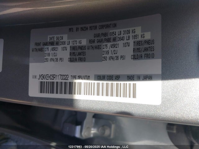 JM3KKEHC6R1170022 Mazda h3