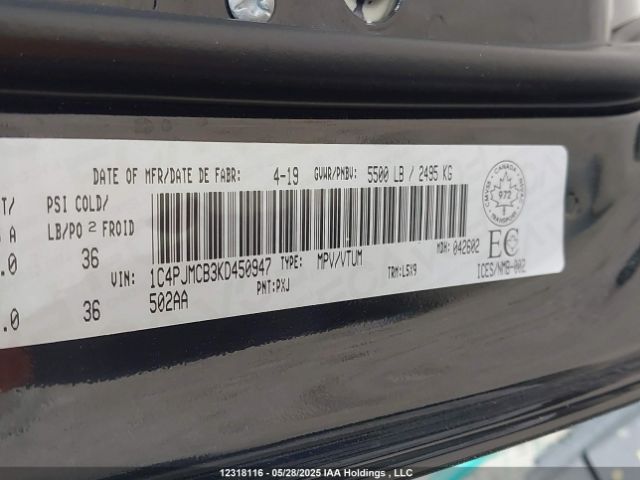 1C4PJMCB3KD450947 Jeep Cherokee North