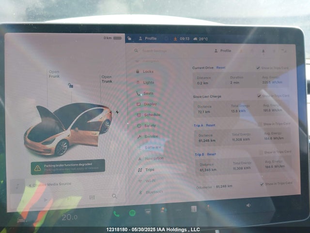 5YJ3E1EB8KF367375 Tesla MODEL 3