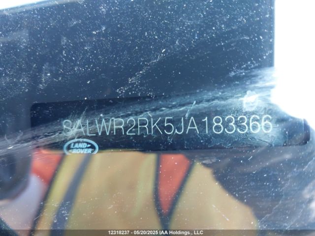 SALWR2RK5JA183366 Land Rover Range Rover Sport Hse