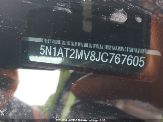 5N1AT2MV8JC767605 Nissan Rogue Sv/sl