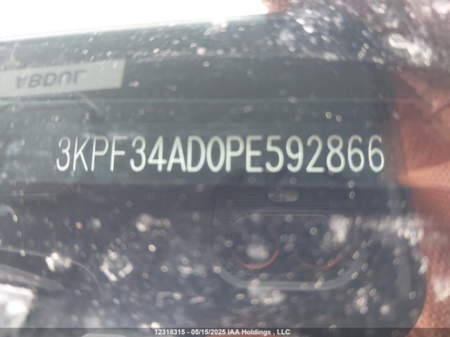 12318315 :رقم المزاد ، 3KPF34AD0PE592866 vin ، 2023 Kia Forte Ex/ex+/ex Premium مزاد بيع