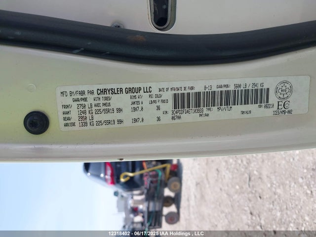 3C4PDDFG4ET103933 Dodge 2014