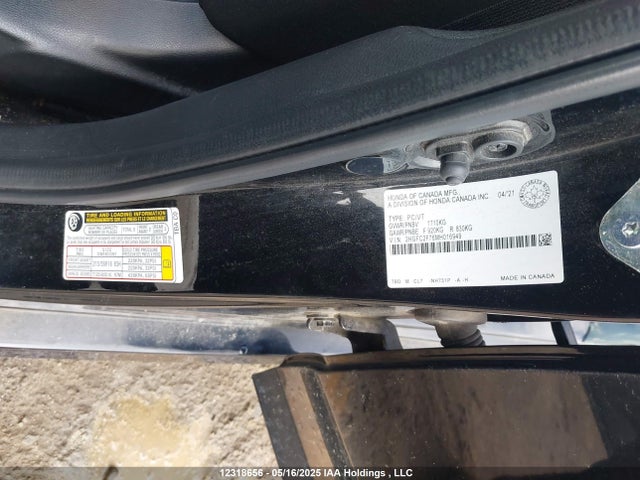 Honda l15b7 2021 2HGFC2F76MH016949 Image 18