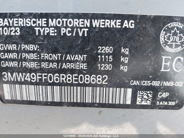 BMW 340i 2024 3MW49FF06R8E08682 Image 9