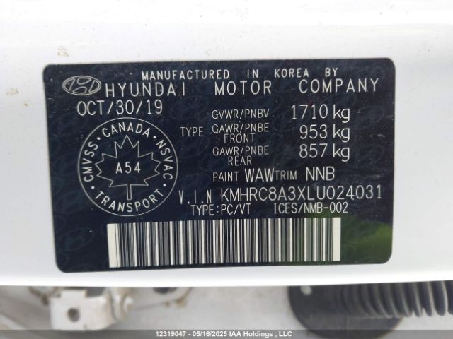 KMHRC8A3XLU024031 Hyundai Venue Sel/denim
