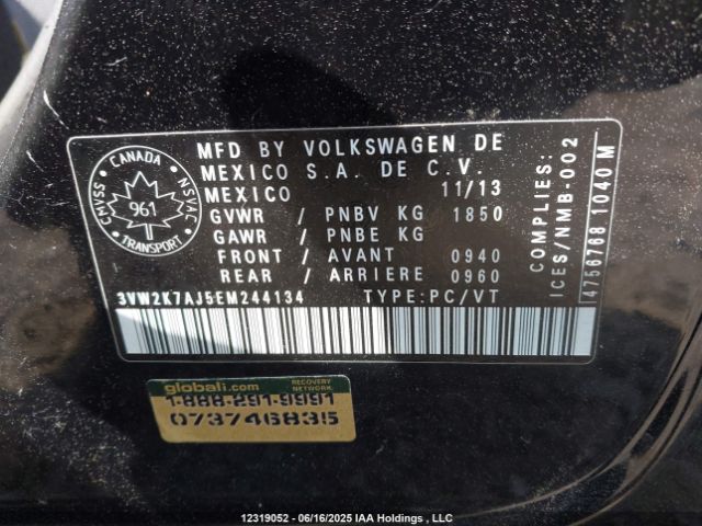 3VW2K7AJ5EM244134 Volkswagen Jetta