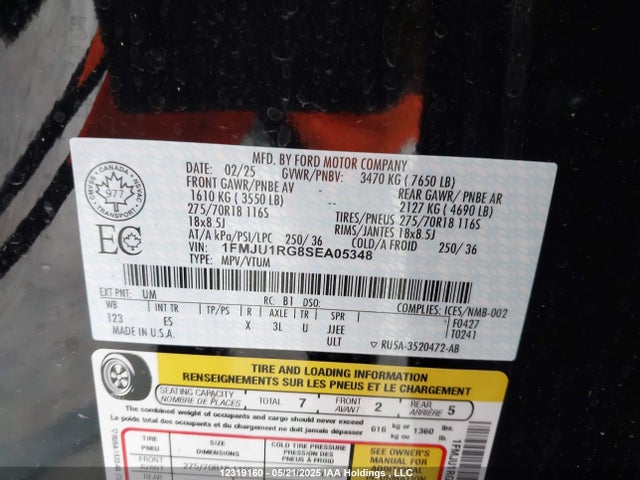 1FMJU1RG8SEA05348 Ford gtdi