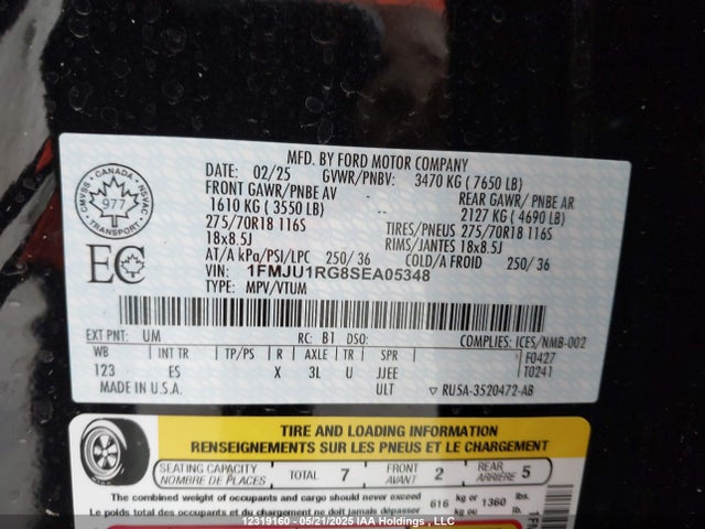 1FMJU1RG8SEA05348 Ford gtdi