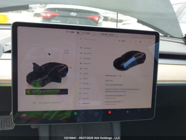 5YJ3E1EA9NF168590 Tesla MODEL 3