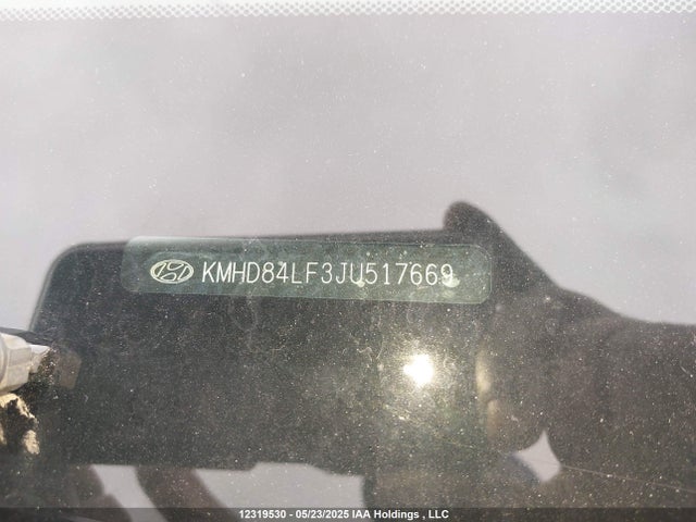 KMHD84LF3JU517669 Hyundai mpi nu