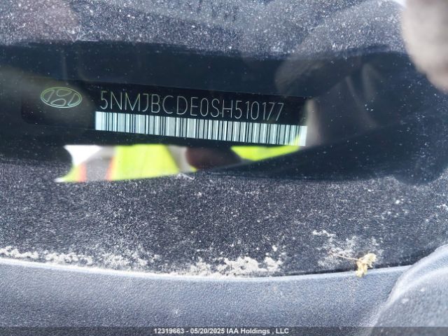 5NMJBCDE0SH510177 Hyundai gdi theta iii