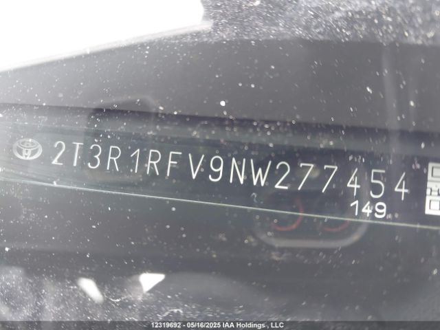 2T3R1RFV9NW277454 Toyota a25a-fks