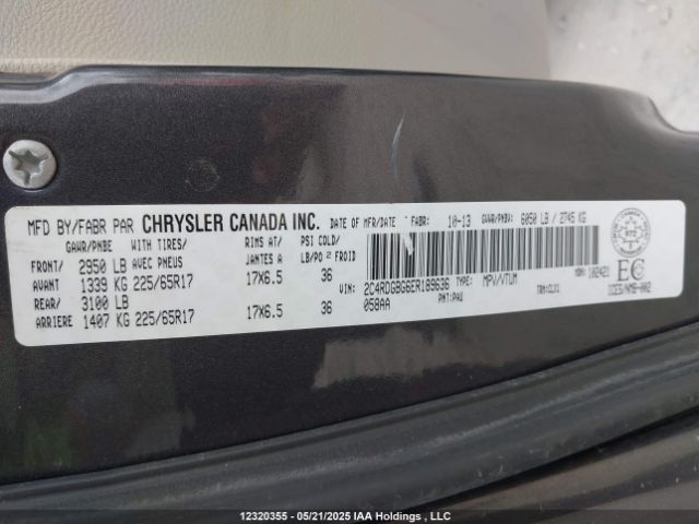 2C4RDGBG6ER189636 Dodge Grand Caravan