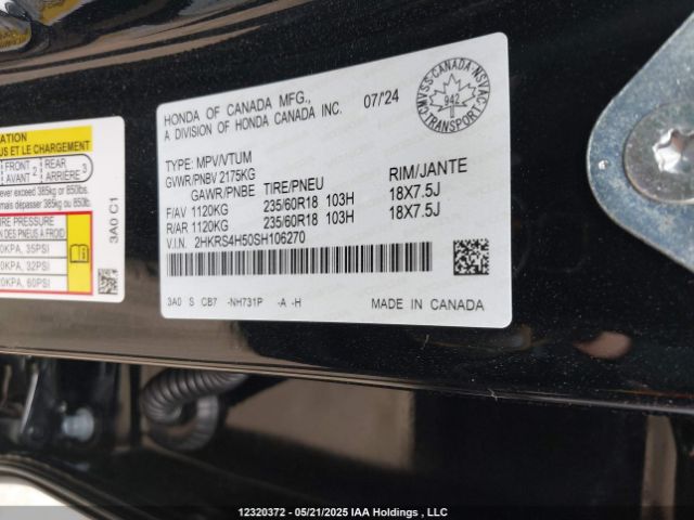 2HKRS4H50SH106270 Honda CR-V