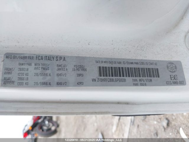 ZFBHRFCB8L6P61081 RAM Promaster City Tradesman