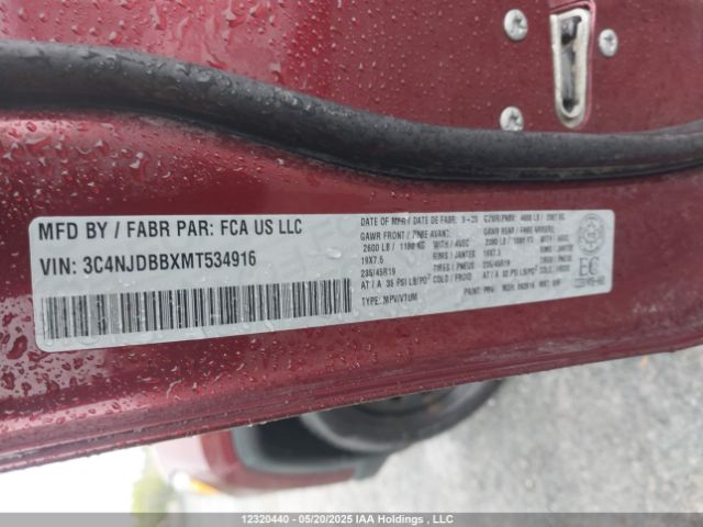 3C4NJDBBXMT534916 Jeep 2021